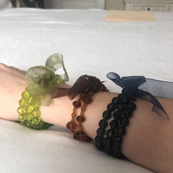 Bundle Beaded Stretchy Bracelets - Picture 1 of 5